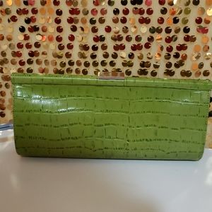 Casual Corner Green Clutch